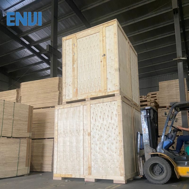 wooden storage vault