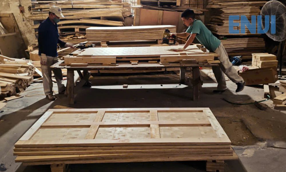 wooden storage vaults