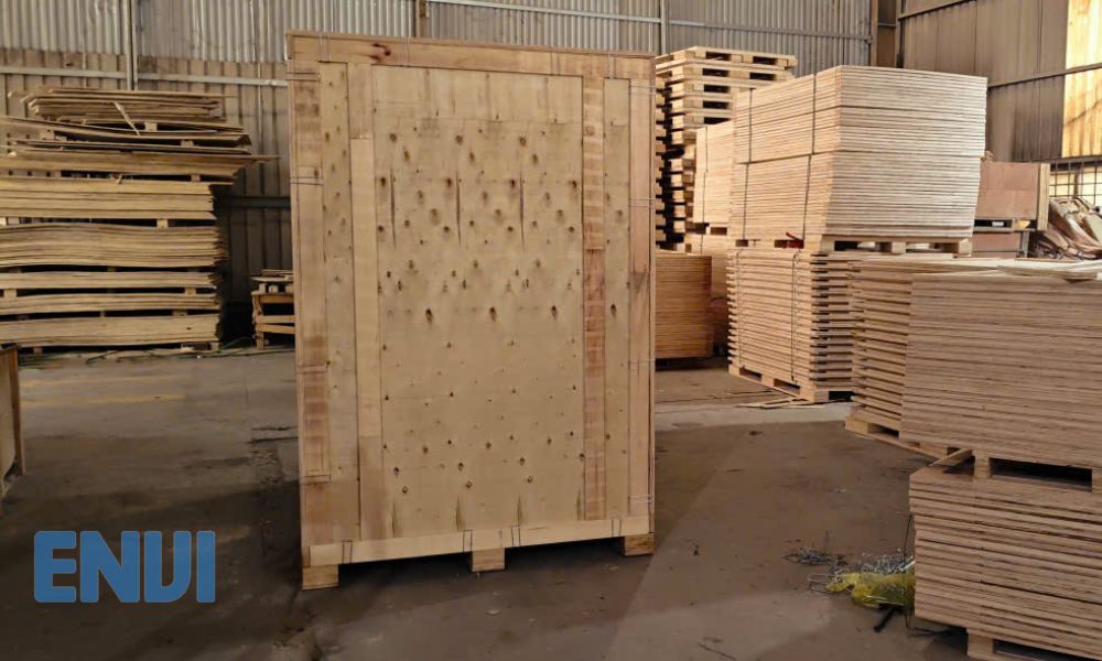 Wooden storage vault