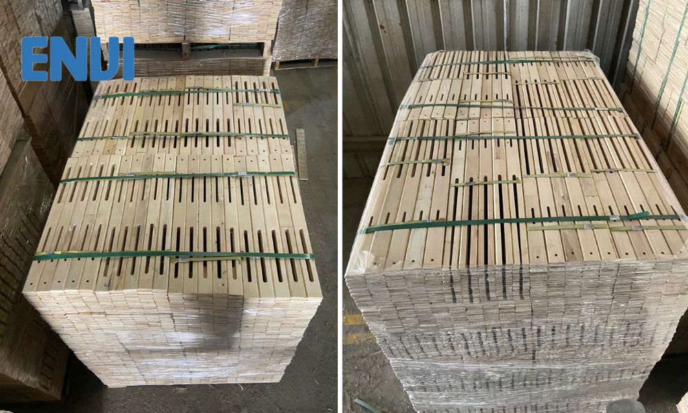 wooden headboard struts