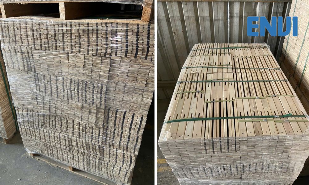 wooden headboard struts