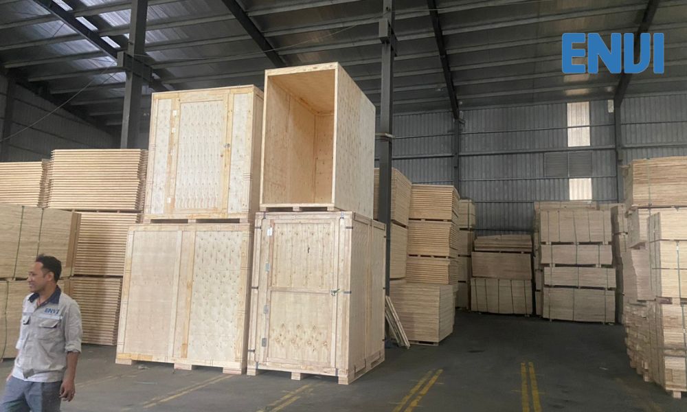 Heat Treated Wooden Crates