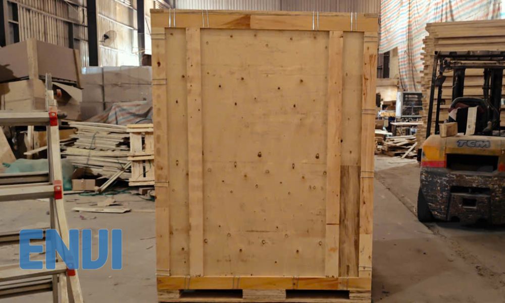 wooden storage vaults