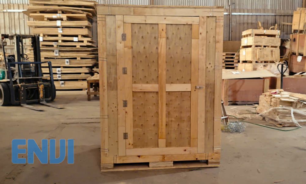 wooden storage vaults