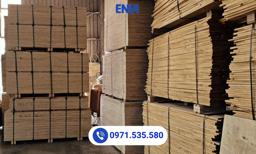 Ván ép chất lượng cao dùng để đóng thùng gỗ