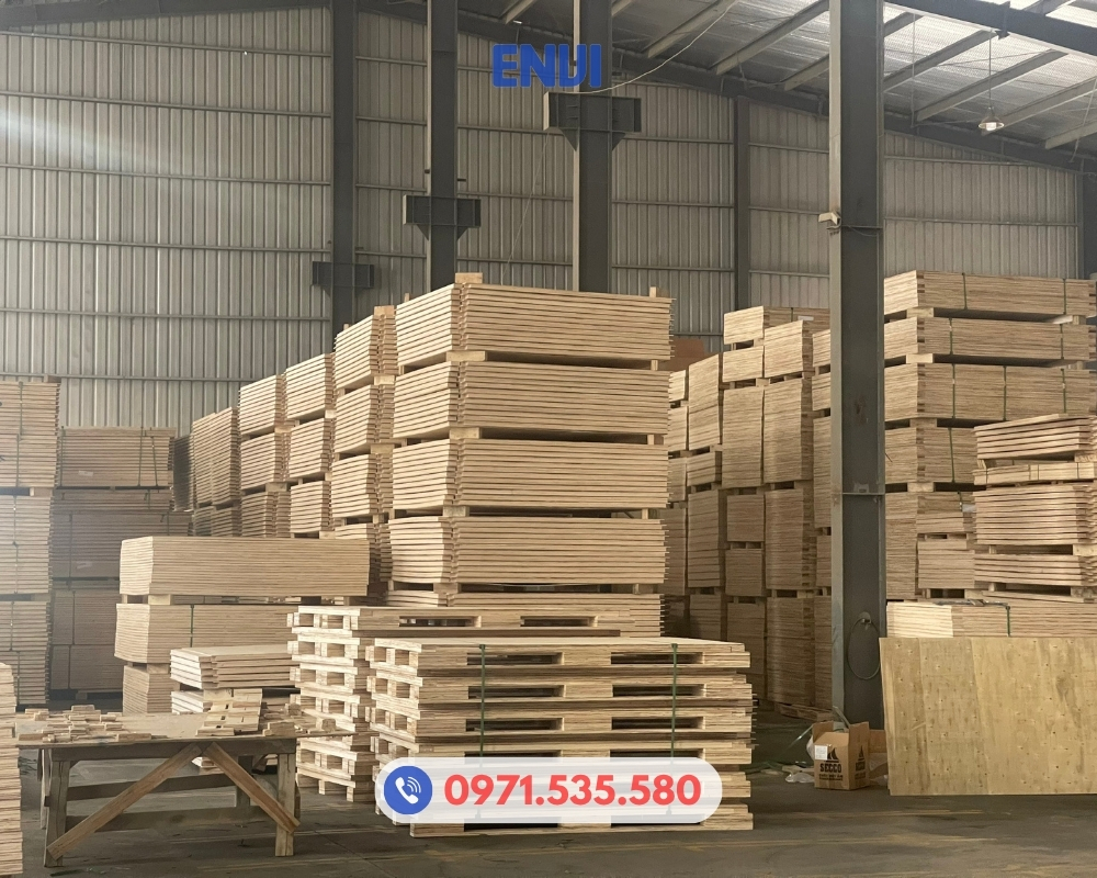 Sản xuất thùng gỗ số lượng lớn xuất khẩu