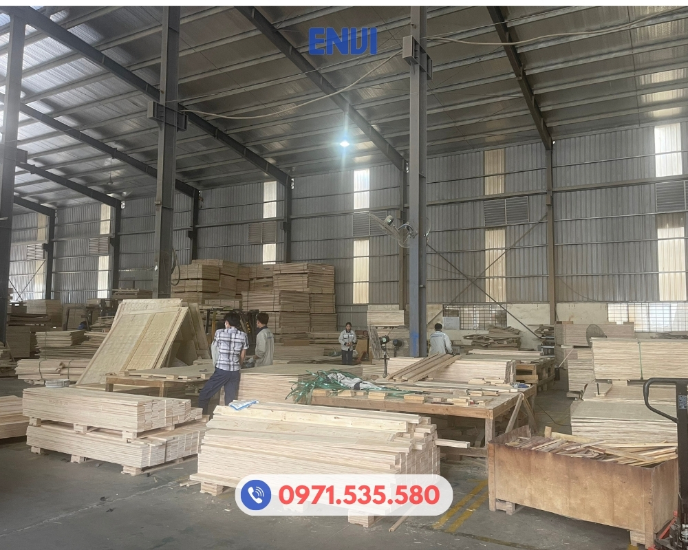 Nhà máy sản xuất thùng gỗ xuất khẩu Envi Vina
