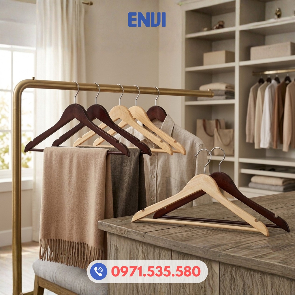 Móc gỗ cao cấp giá sỉ tại ENVI