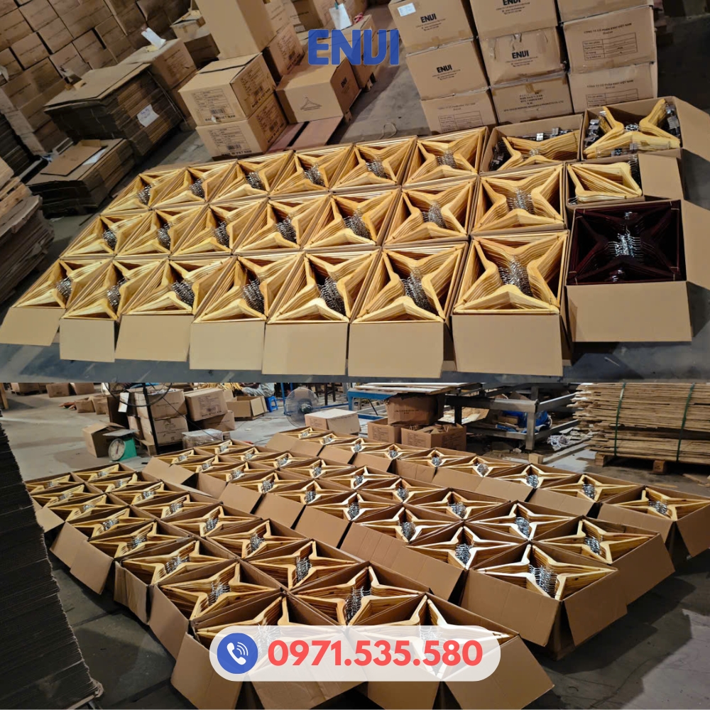 Tổng kho móc gỗ ENVI sẵn hàng số lượng lớn