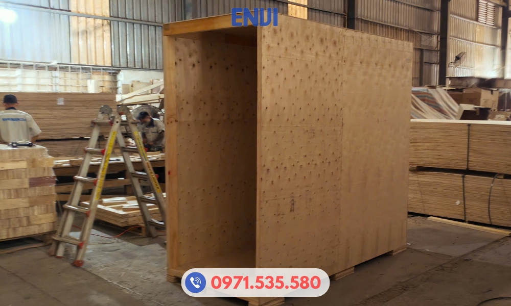 Thùng gỗ vận chuyển đạt chuẩn kỹ thuật