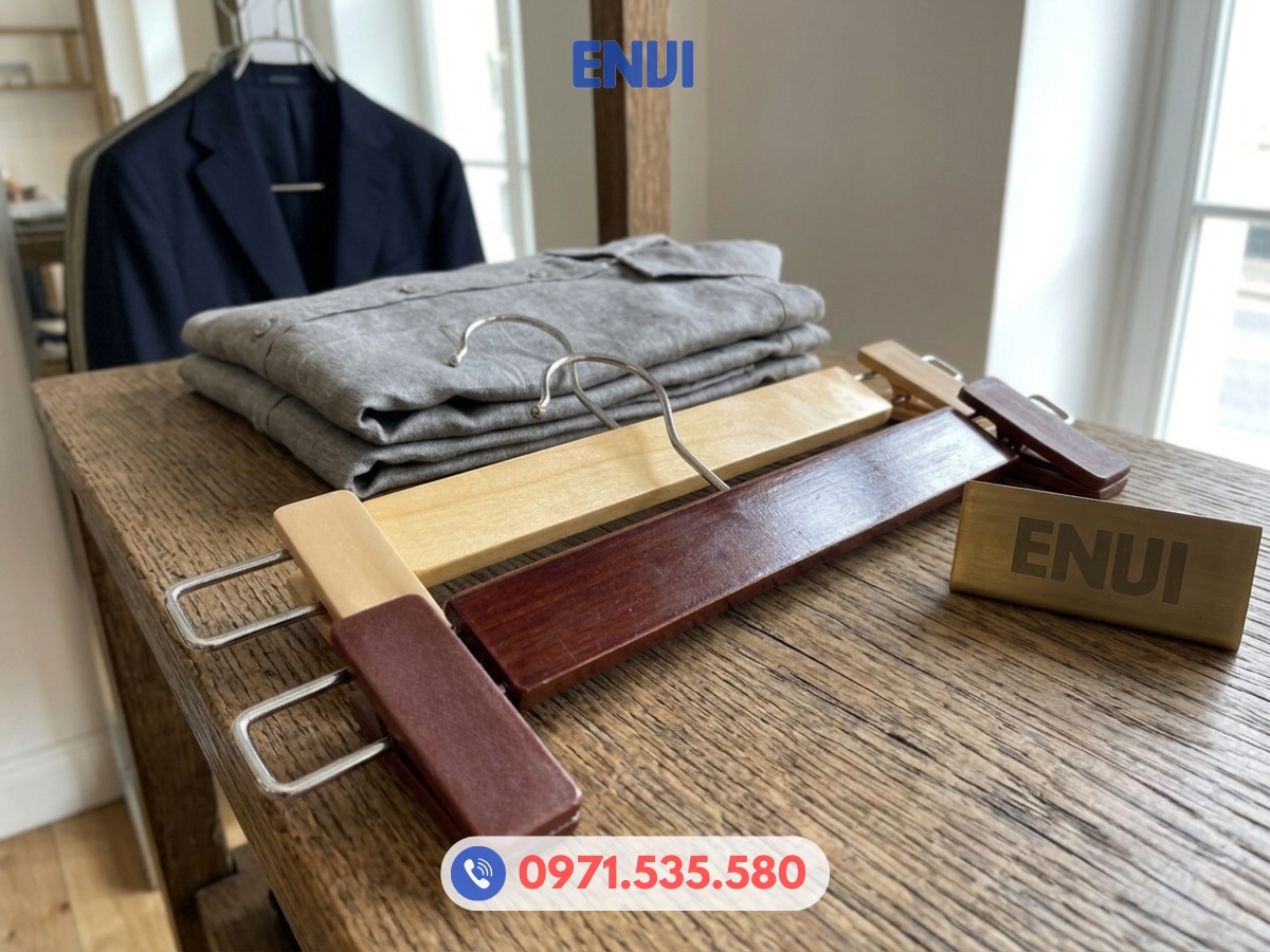 Móc kẹp gỗ bóng mịn chất lượng cao