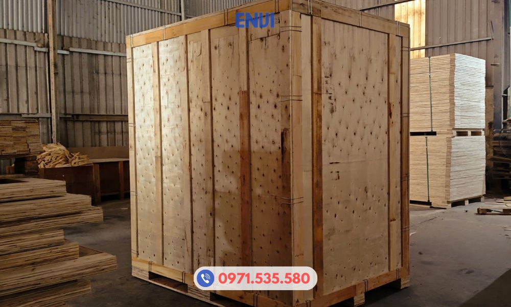 thung go chua hang (3) Tiêu chuẩn kỹ thuật thùng gỗ đóng hàng