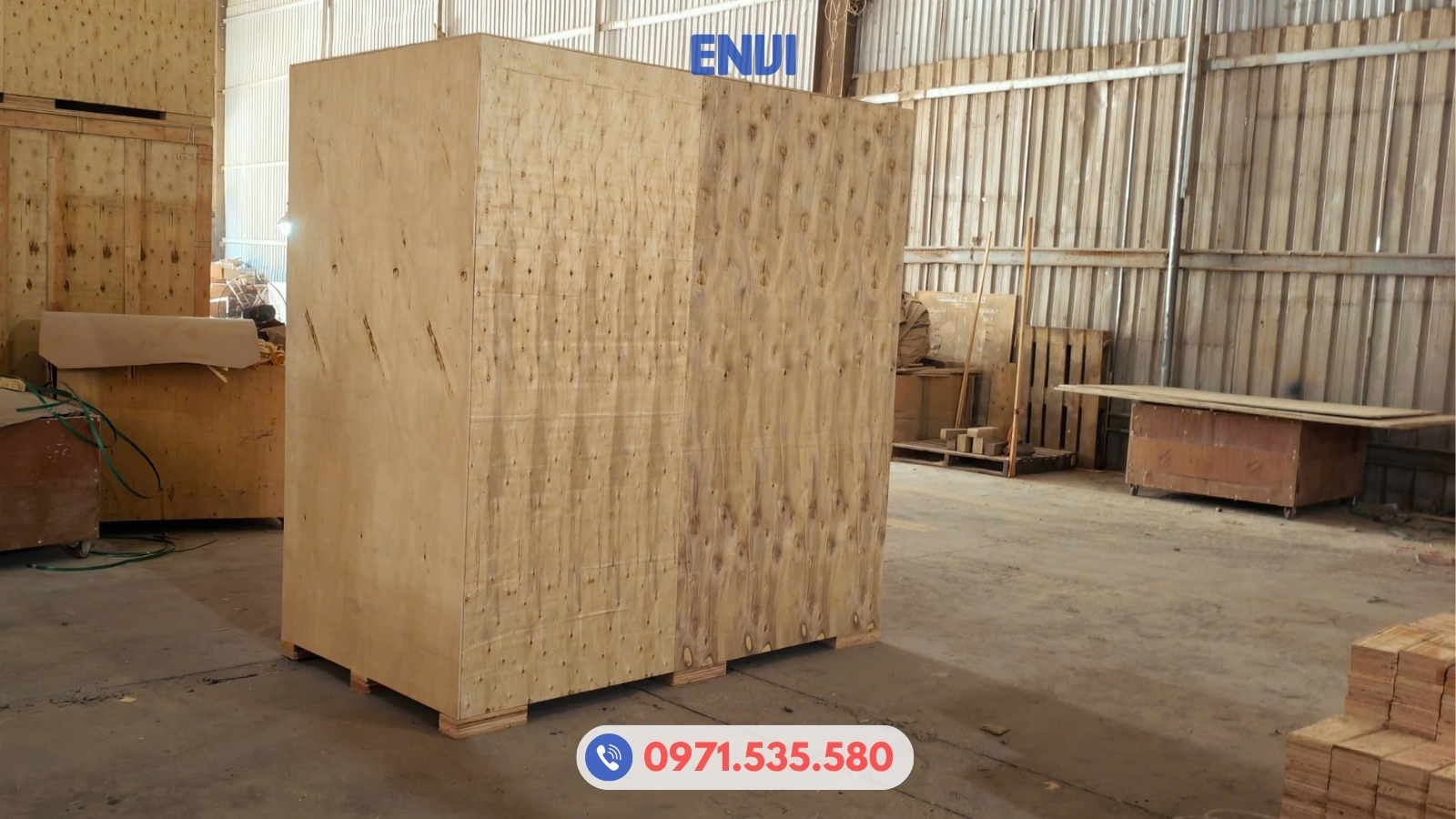 Thùng gỗ plywood sản xuất tại Envi Vina