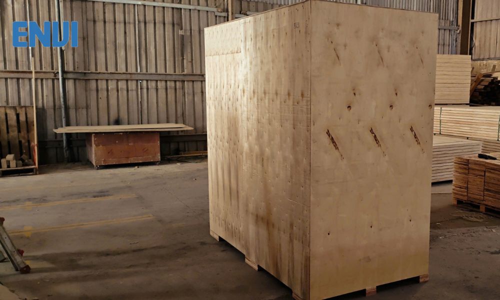 wooden shipping crates