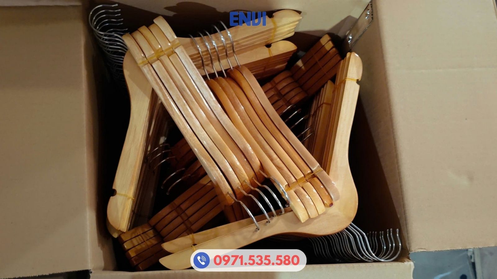 Móc áo gỗ size 38cm